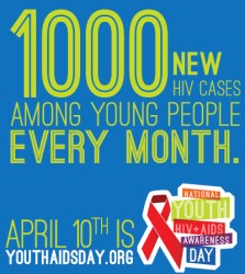 1000 new HIV cases among young people every month.