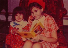 me reading w my sister rosa